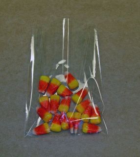 100   5x12 CRYSTAL CLEAR FLAT CELLO OPEN END BAGS