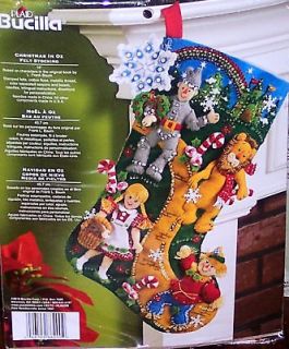   WIZARD of Oz Felt Christmas Stocking Kit Factory Direct