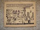 Paine Publishing Company 1941 Mexican Cut Outs NM Paper Dolls