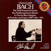 Bach The Well Tempered Clavier by Glenn Gould CD, 3 Discs, CBS 