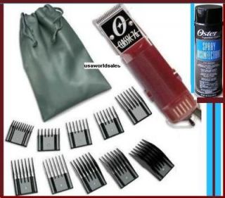 Oster Classic 76 Hair Clipper+10 Combs+Disinfec​tant New