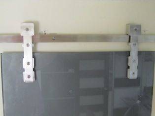 Parma Sliding Glass Barn Door Hardware with Flat Track