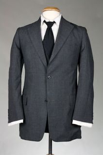 Vintage J Press Gray 3/2 Roll Wool Jacket/Blazer 40 R