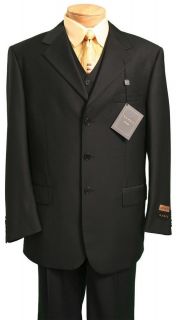Year Round Classic 3 Piece Suit Collection, Luxurious Wool Feel 