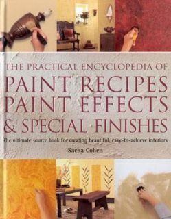   Paint Recipes and Paint Effects by Sacha Cohen 1999, Hardcover