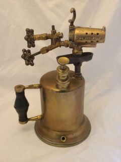 Antique Brass Blow Torch Clayton & Lambert 1920s Estate Sale Find
