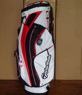 Newly listed New TAYLORMADE SAN CLEMENTE GOLF CART BAG 2012 WHITE/RED 