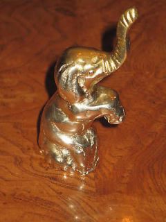 Brass Elephant Figurine Statue Figure Collectible Elephants Collector