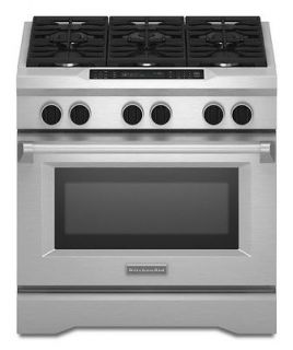 KitchenAid 36 Dual Fuel Range Stainless KDRS467VSS