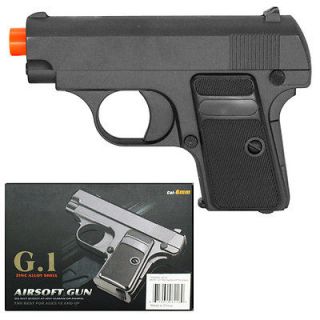 G1 Spring Airsoft Hand Gun Zinc Alloy Shell, 215 FPS, Full Size 11 
