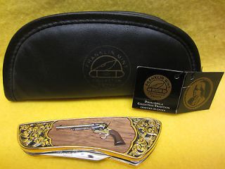 FRANKLIN MINT COLT SINGLE ACTION ARMY PEACEMAKER COLLECTOR KNIFE