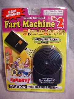 Party Gag Gift Prank College Fart Machine with remote 2 . 15 LOUD 
