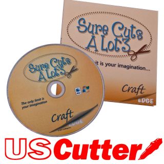 Sure Cuts A Lot V3   Design & Cut Vinyl Cutter Software Signs Graphics 