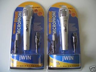 Karaoke Microphone Twin Pack by JWIN Save €€€ Buy Two