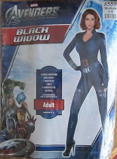   Black Widow Deluxe Female Costume Marvel Comics Size Medium 6 8 NWT