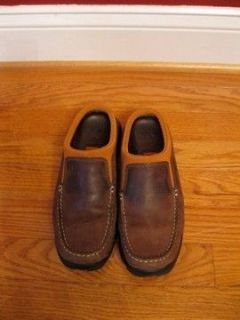 Cole Haan Country Brown Leather Mules Clogs Shoes Ladies Size 6 B 