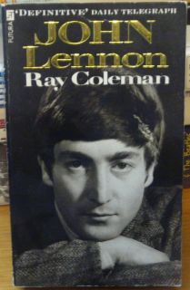 Ray Coleman  John Lennon. Biography PB 1985. Illustrated. Approx.530 