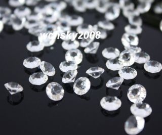 1000pcs Diamond Confetti Wedding Party Table Scatters 1 CARAT 6.5mm