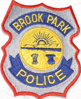 Brook Park Police Patch, Cleveland, Cuyahoga County Sheriff, Ohio
