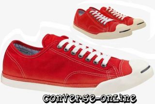 CONVERSE JACK PURCELL LO PROFILE RED Trainers SIZE UK 8