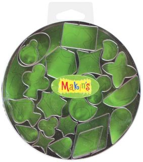 Makins Mini Clay Cutters Circle Tin Various Designs NEW