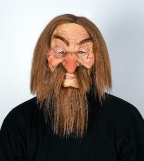 MINOUS OLD MAN MASK WITH HAIR BEARD COSTUME PM568052