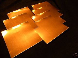 Nimrod Hall Copper Foil 6x6 Sheet Samples All (1,1.4,2,3,4,5​,6,7 