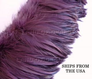 Wholesale bulk feathers – Amethyst rooster hackle / 4 5 in (10 13 cm 