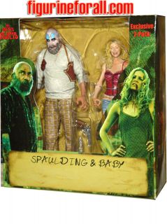 NECA CAPTAIN SPAULDING & Baby 7 EXCLUSIVE 2 Pack Devils Rejects Rob 