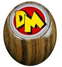 Danger Mouse Logo Gear Knob Choice of Wood or Leather