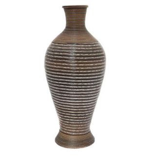 Casa Cortes Artisian Large Rattan Wicker Vase