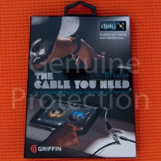 Griffin DJ Cable Headphone & output splitter cable for algoriddim 