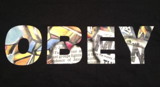 OBEY   Graffiti / Urban Art Design T Shirts   Slim Fit   100% Cotton
