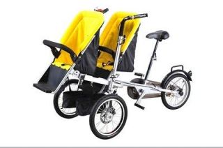Person Kids Bike, Foldable Chindren (Twins) Carrier Bicycle
