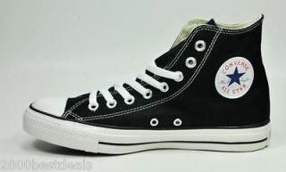 CONVERSE SHOES STYLE M9160 BLACK HI TOP CHUCK TAYLOR ALL STAR WOMEN 