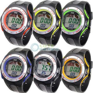   Unisex Resin Multi function Digital Timer alarm Sport WristWatch