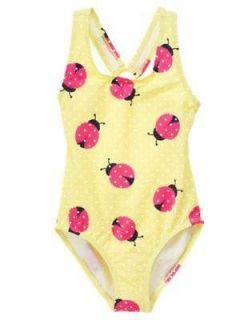 NWT Gymboree CAPE COD CUTIE Yellow Tank Ladybug 1 Pc Swimsuit