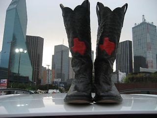 Custom Handmade TEXAS Full Quill Ostrich Cowboy Boots Size 8 Medium W