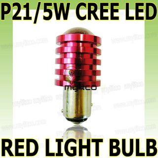 DAIHATSU CUORE V   REAR TAIL BRAKE LIGHT CREE RED LED BULB 12V P21/5W 