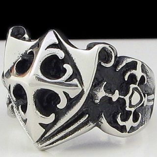 COOL CROSS Stainless Steel Ring Size 12.25 NEW