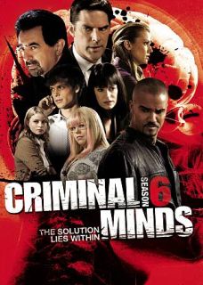 Criminal Minds Season 6 DVD, 2011, 6 Disc Set