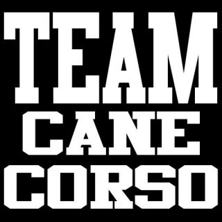 TEAM CANE CORSO T SHIRT corsos dog puppy owners gift