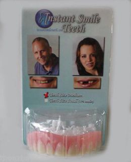   INSTANT SMILE False Fake Cosmetic Dentures Teeth Oral Dental Veneers