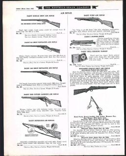 1952 ad Daisy Air Rifle BB Gun Red Ryder Carbine Defender Pump 