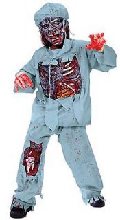   Doctor Surgeon Child Costume Scrubs Bloody Scary Small Medium Large