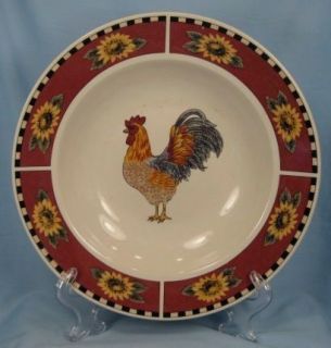 COUNTRY FRESH ROOSTER RIMMED SOUP BOWL Gibson (O)