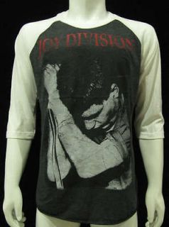 lan Curtis JOY DIVISION Vintage Rock Re Printed Jersey Mens T Shirt XL