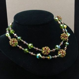 vendome crystal necklace