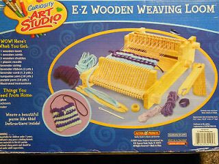 Curiosity Kits EZ Wooden Weaving Loom 14 1/2 x 10 1/4