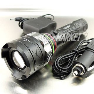 CREE XM L T6 LED 1600Lm Flashlight Torch Z15 Rechargeable Zoomable 